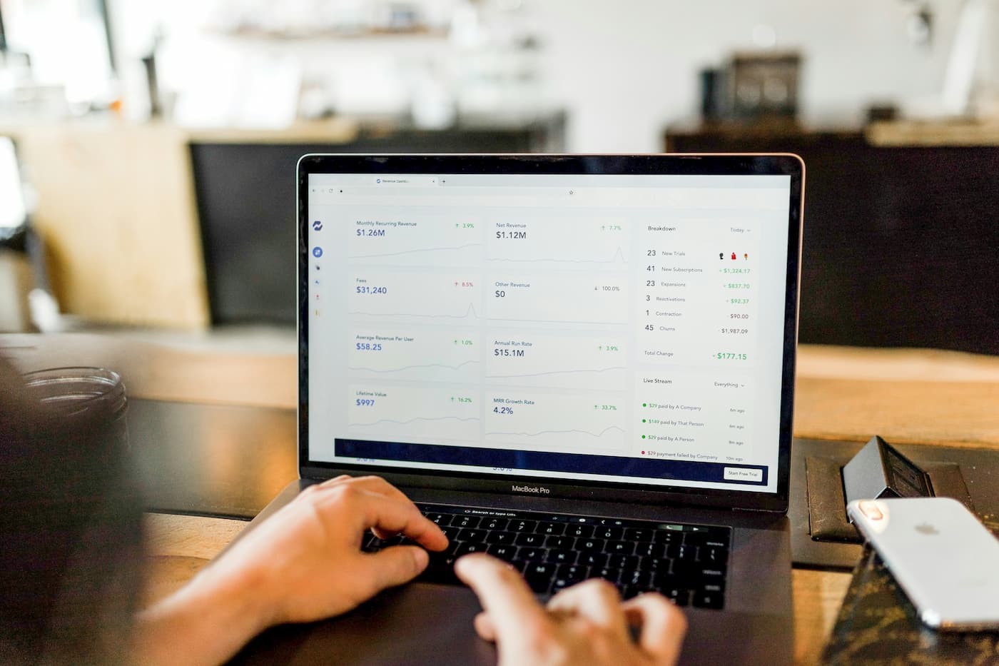 Dashboard simple.